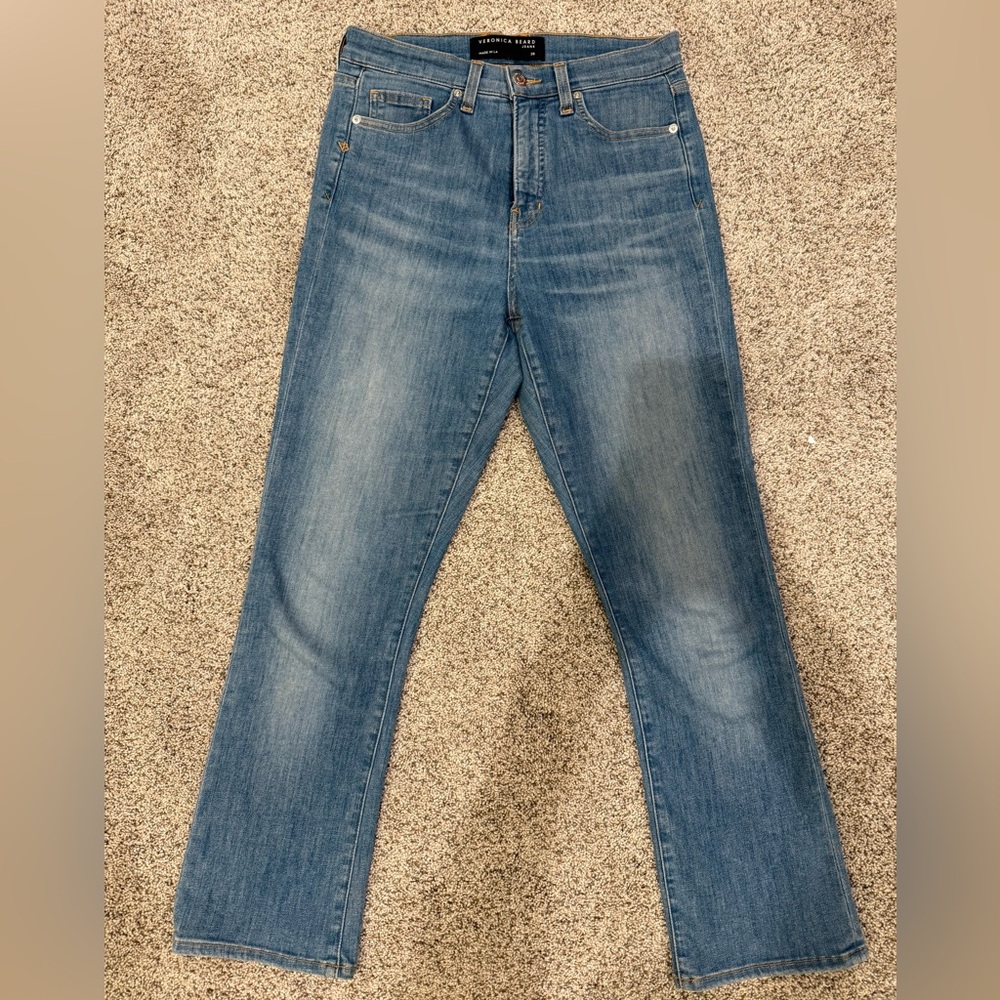 Veronica Beard Carly Kick Flare High Rise size  28